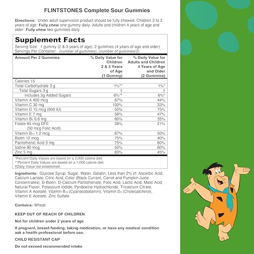 Flintstones Children's Multivitamin Gummies with Immunity Support – 60 Count