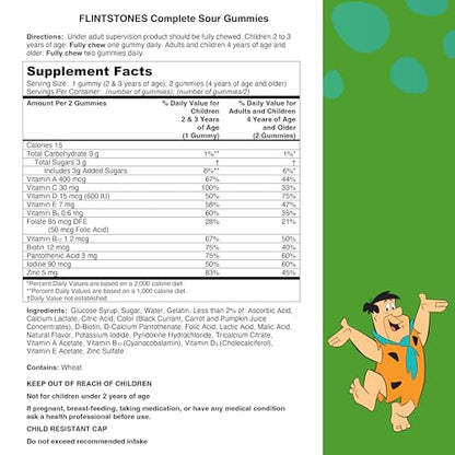 Flintstones Children's Multivitamin Gummies with Immunity Support – 60 Count