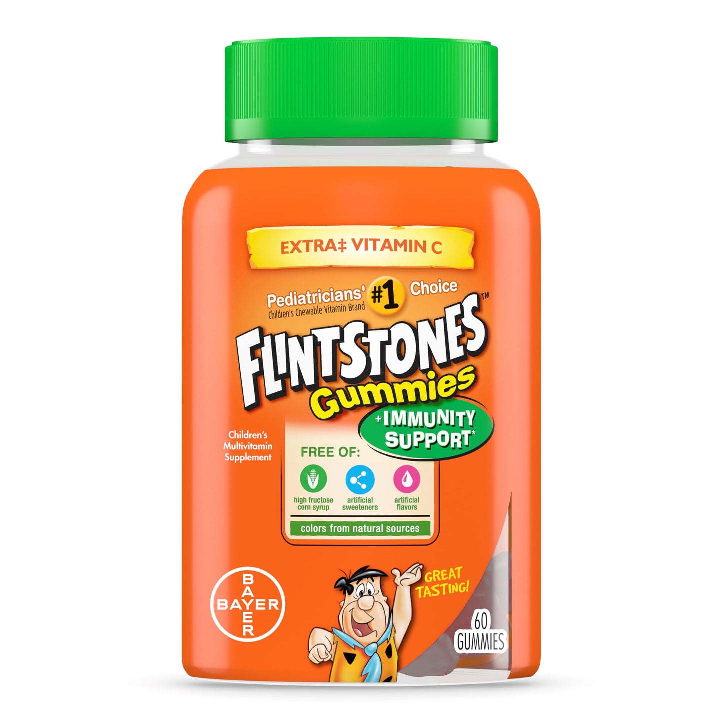Flintstones Children's Multivitamin Gummies with Immunity Support – 60 Count