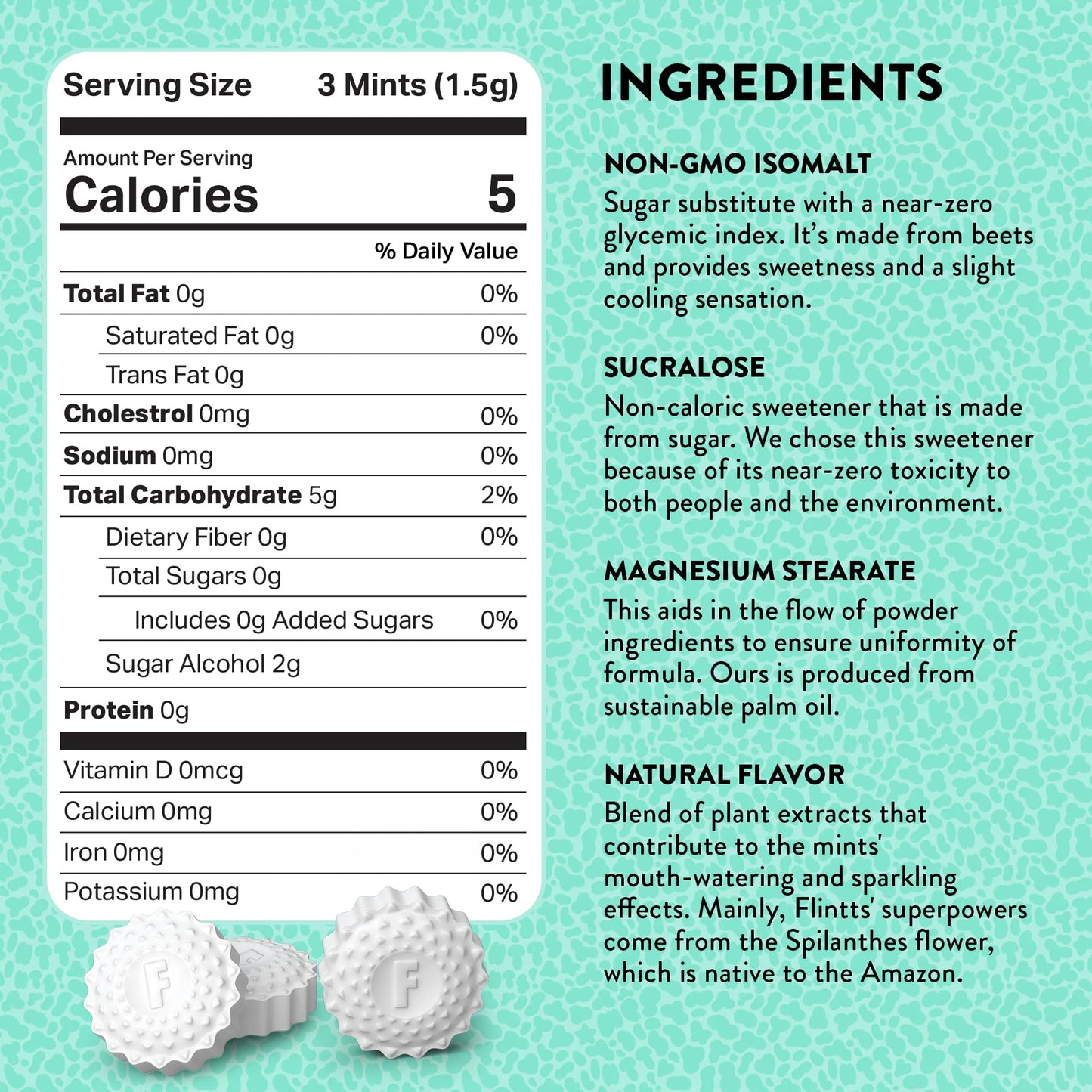 Flintts Mints Full House – Sugar Free Dry Mouth Mints for Fresh Breath | Vegan