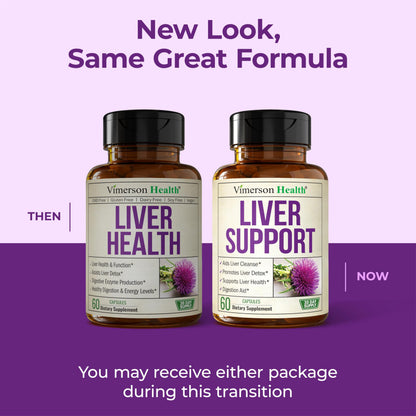 Vegan Liver Cleanse Detox & Repair – Milk Thistle & Dandelion Root (60 Capsules)
