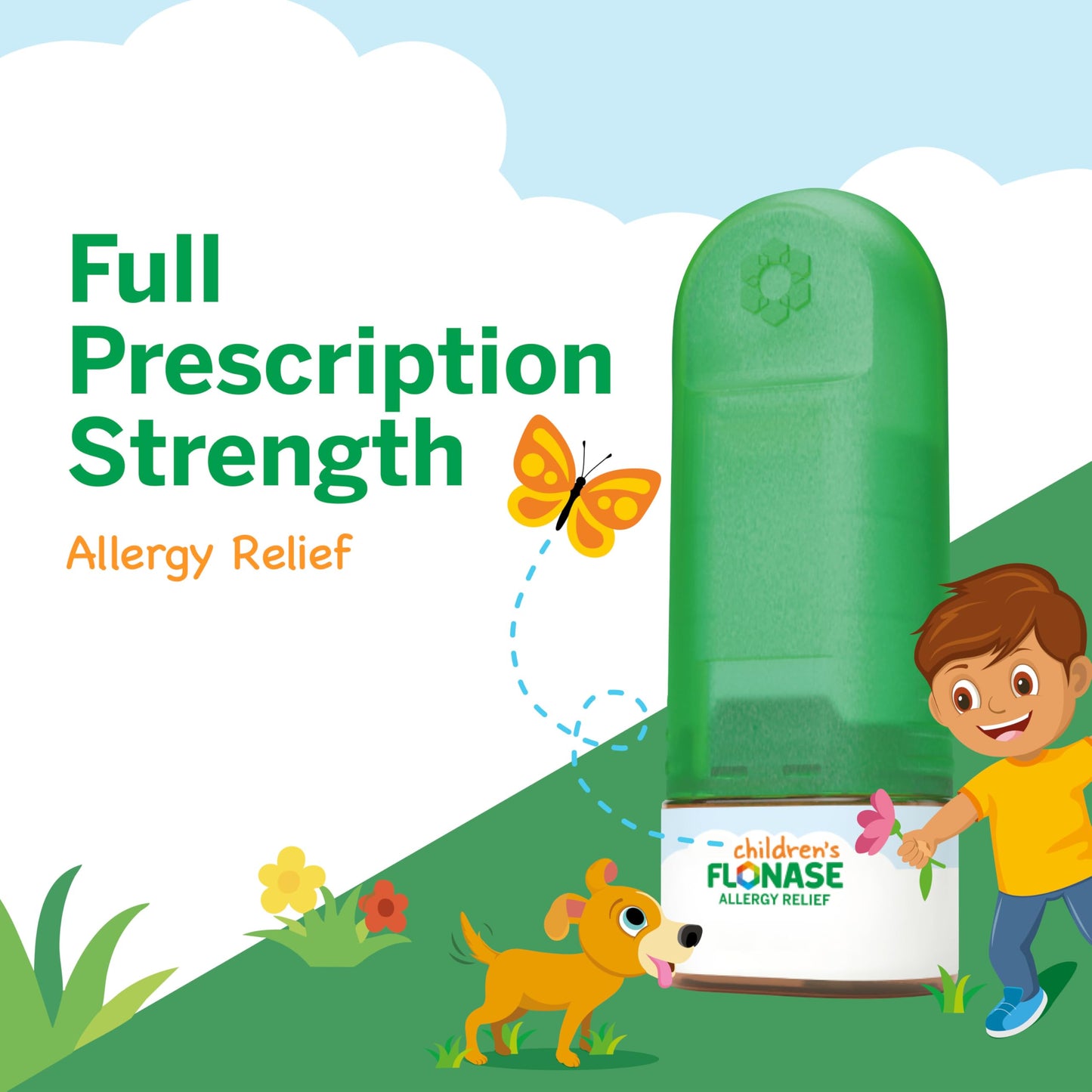 Flonase Children’s Allergy Relief Nasal Spray – 24-Hour Non-Drowsy Relief for Kids (72 Sprays)