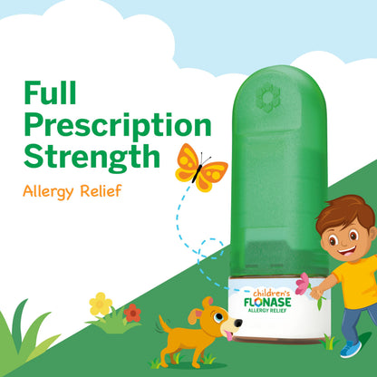 Flonase Children’s Allergy Relief Nasal Spray – 24-Hour Non-Drowsy Relief for Kids (72 Sprays)