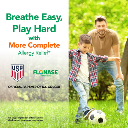 Flonase Children’s Allergy Relief Nasal Spray – 24-Hour Non-Drowsy Relief for Kids (72 Sprays)