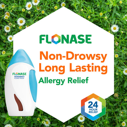 Flonase Sensimist Allergy Relief Nasal Spray – 24-Hour Non-Drowsy Multi-Symptom Relief | 60 Sprays