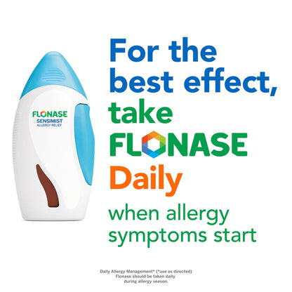 Flonase Sensimist Allergy Relief Nasal Spray – 24-Hour Non-Drowsy Multi-Symptom Relief | 60 Sprays