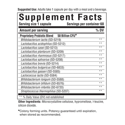 Flora 50-14 Clinical Probiotic | 50B CFU, 14 Strains - Innate Response