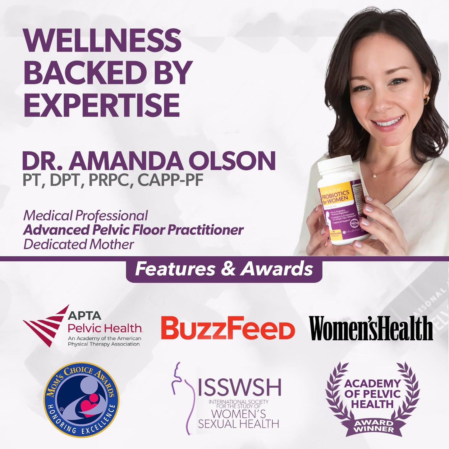 Complete Vaginal Probiotics for Women with Cranberry & D-Mannose | 60 Vegan Capsules