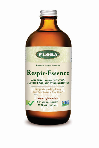 Flora Respir-Essence – Lung Support, 17 oz | Vegan, Gluten-Free, Kosher