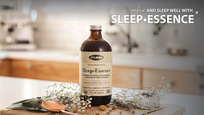 Flora Sleep-Essence: Sleep Support Supplement | Organic, Non-GMO, Vegan