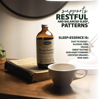 Flora Sleep-Essence: Sleep Support Supplement | Organic, Non-GMO, Vegan