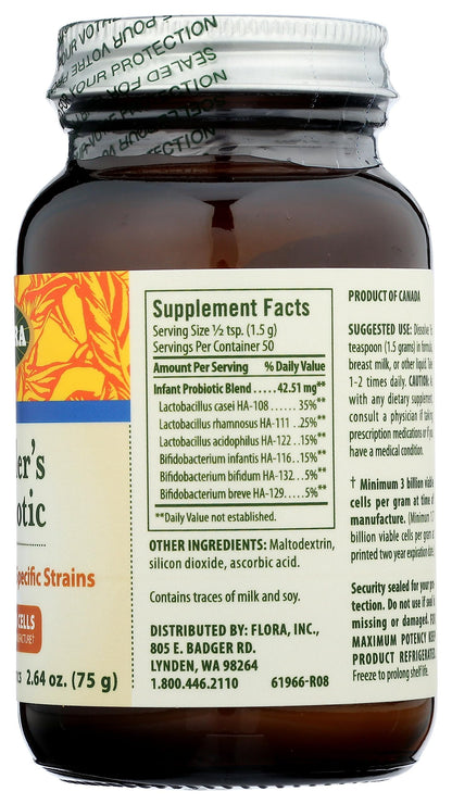 Flora Toddler Probiotic Powder for Ages 1–3 | Digestive Health
