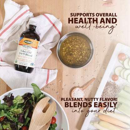 Flora - Udo's Choice, Omega 369 Oil Blend, High Lignan, 8.5 Fl Oz