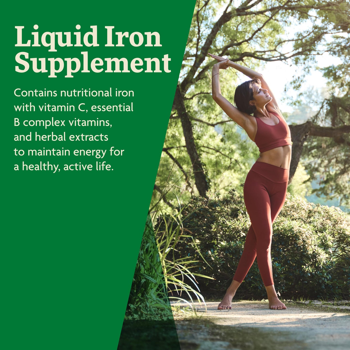 Floradix Iron & Herbs – Liquid Iron Supplement with Vitamin C & B Complex | 8.5 fl oz
