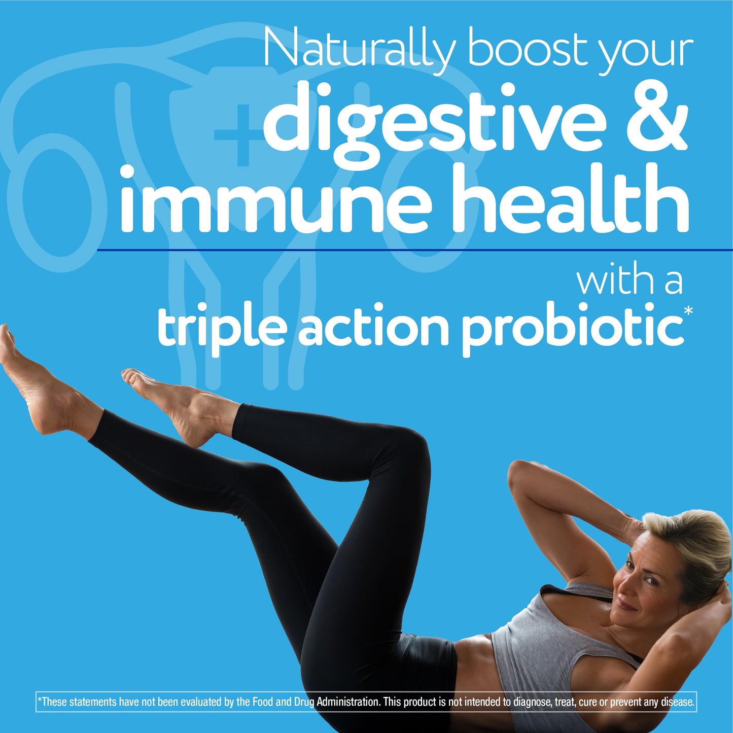 Florajen Women's Complete 3-in-1 Prebiotic Probiotic Postbiotic – Fast Digestive & Immune Support (Gluten-Free, Vegan, Non-GMO) – 30-Count