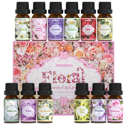 Floral Essential Oils Set – ARVIDSSON Floral Oils for Diffusers & Candles