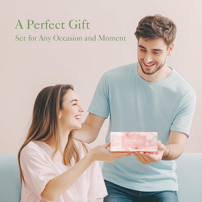 Floral Essential Oils Set – 6 Premium Diffuser Oils (Lilac, Lavender, Chamomile, Jasmine, Rose, Gardenia)