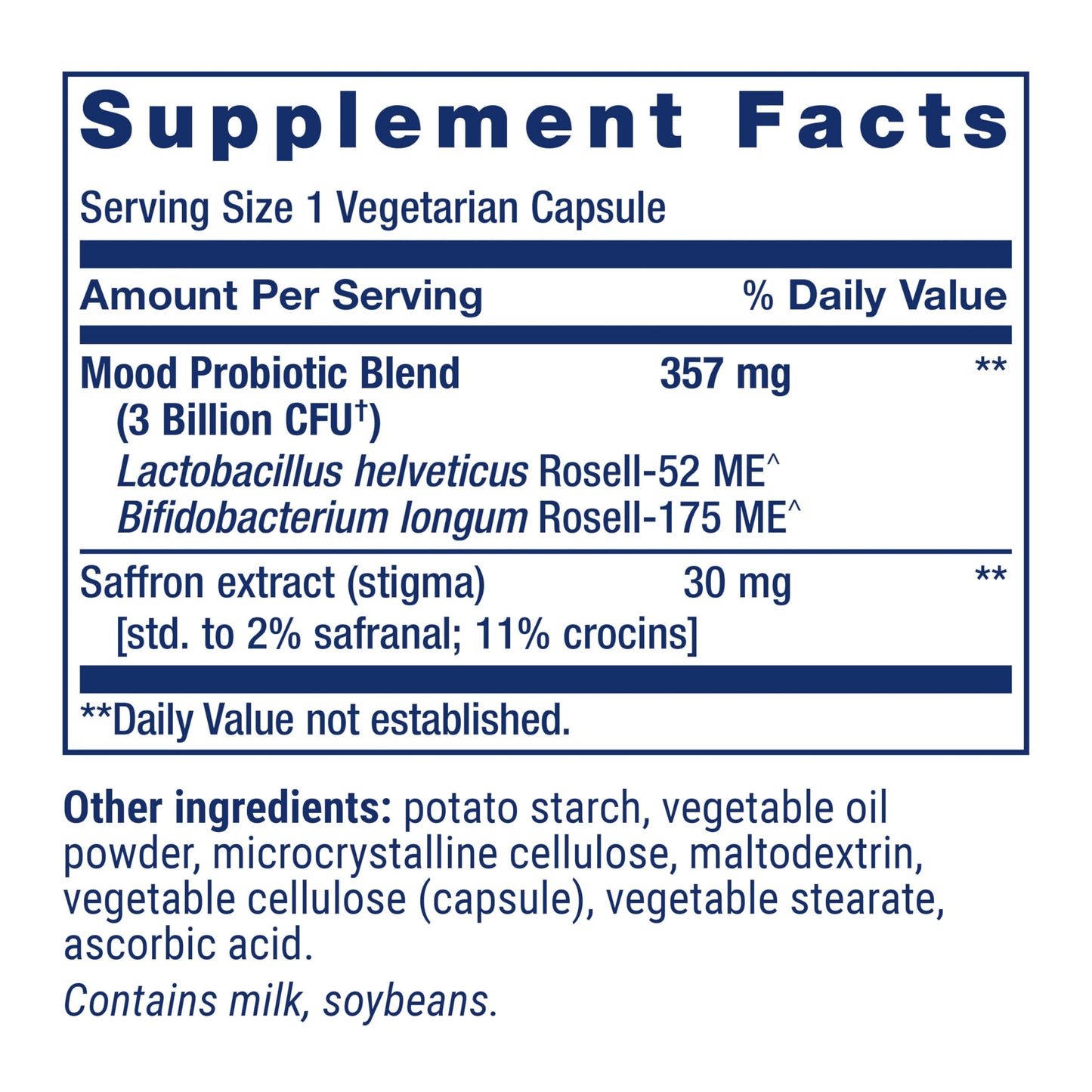 Life Extension FLORASSIST Probiotic Mood Improve – 30 Vegetarian Capsules | Non-GMO, Gluten-Free