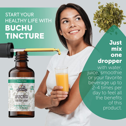 Florida Herbs Buchu Tincture – Organic Buchu Extract (Agathosma betulina), 2 oz Pack of 2, Non-GMO