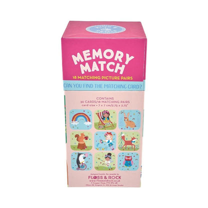 Floss and Rock 44P6444 Memory Match Game (Rainbow Fairy) – 18 Pairs, 36 Cards