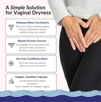Flower Power Vaginal Moisturizer Capsules | 60 Count | End Vaginal Dryness with Slippery Elm Bark | Made in USA