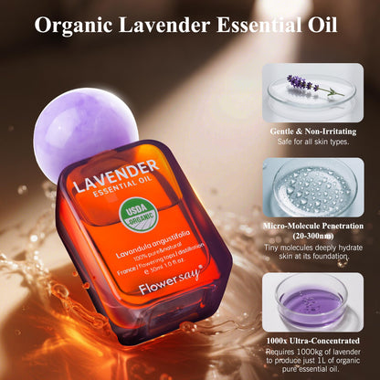 Flower Say Lavender Essential Oil 30ml | 100% Pure & USDA Organic