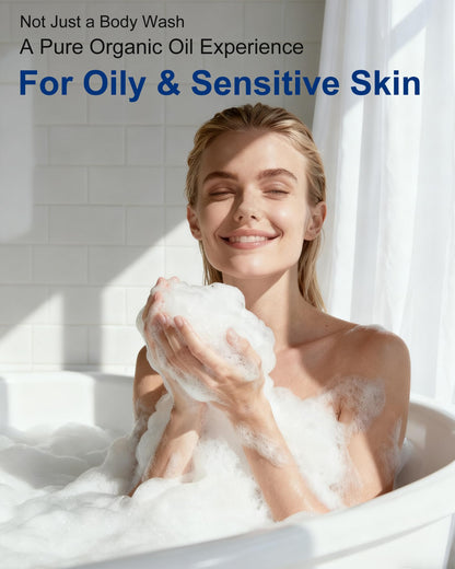 FLOWHYET Pure Castile Soap Liquid Unscented 33.8 oz – 3X Concentrated