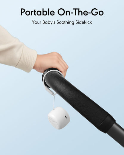 Flowtune Sound Machine: White Noise for Baby & Adults | Mini Portable Travel Companion