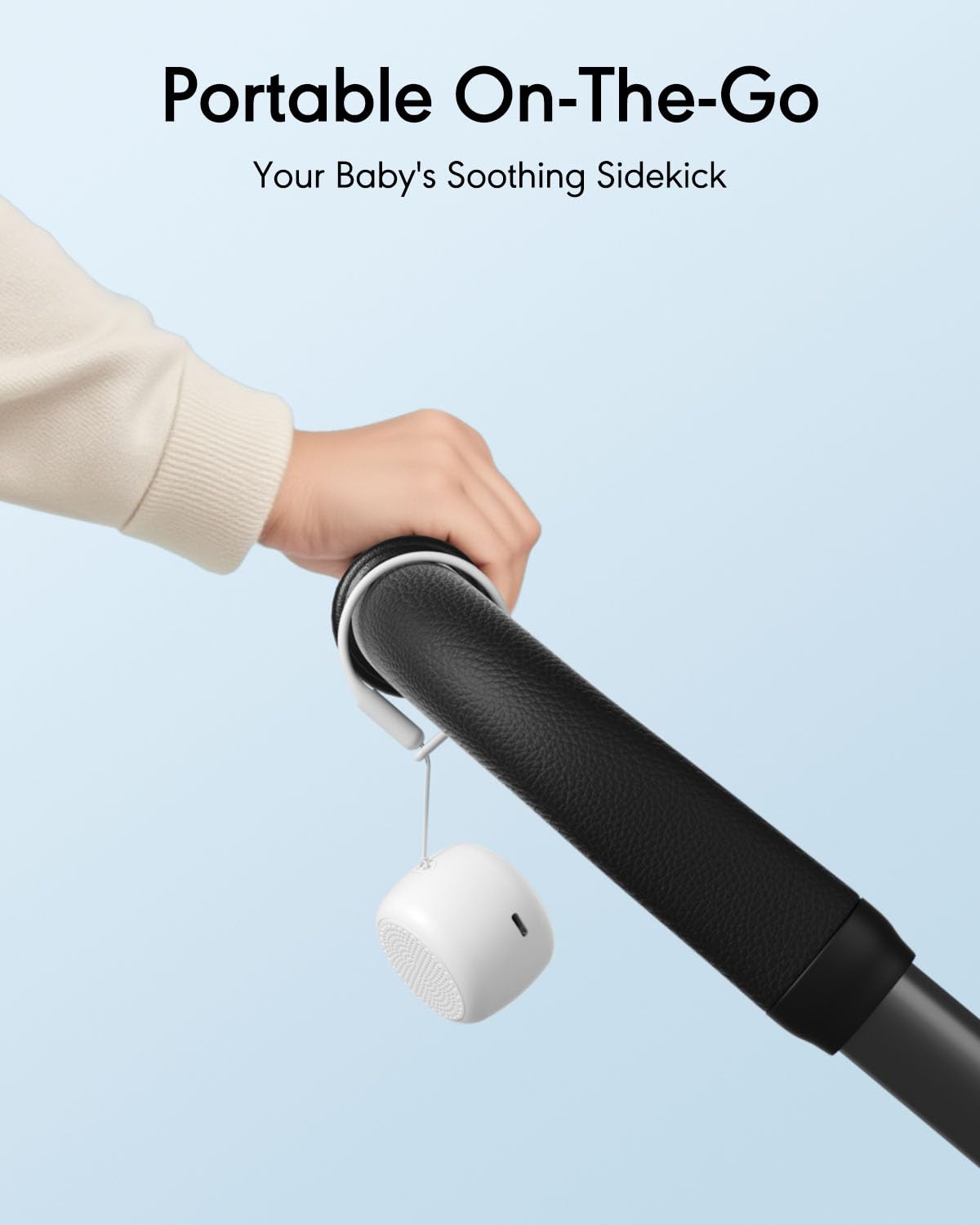 Flowtune Sound Machine: White Noise for Baby & Adults | Mini Portable Travel Companion