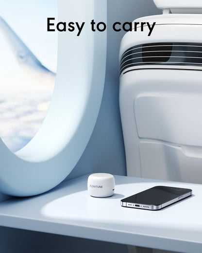 Flowtune Sound Machine: White Noise for Baby & Adults | Mini Portable Travel Companion