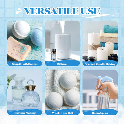 Clean Essential Oils for Laundry & Home Diffuser | Fresh Linen, Fresh Cotton