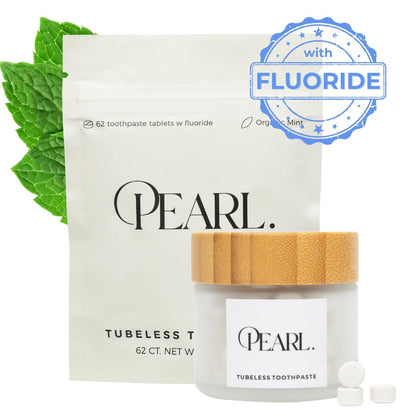 Pearl Jar & Fluoride Mint Tablets — Dentist-Developed Starter Kit