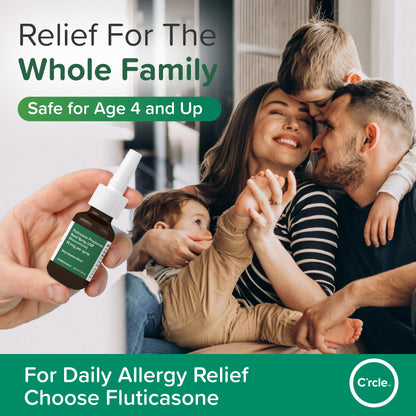 FlutiCare Fluticasone Nasal Spray – 24h Non-Drowsy Allergy Relief (120 Sprays)