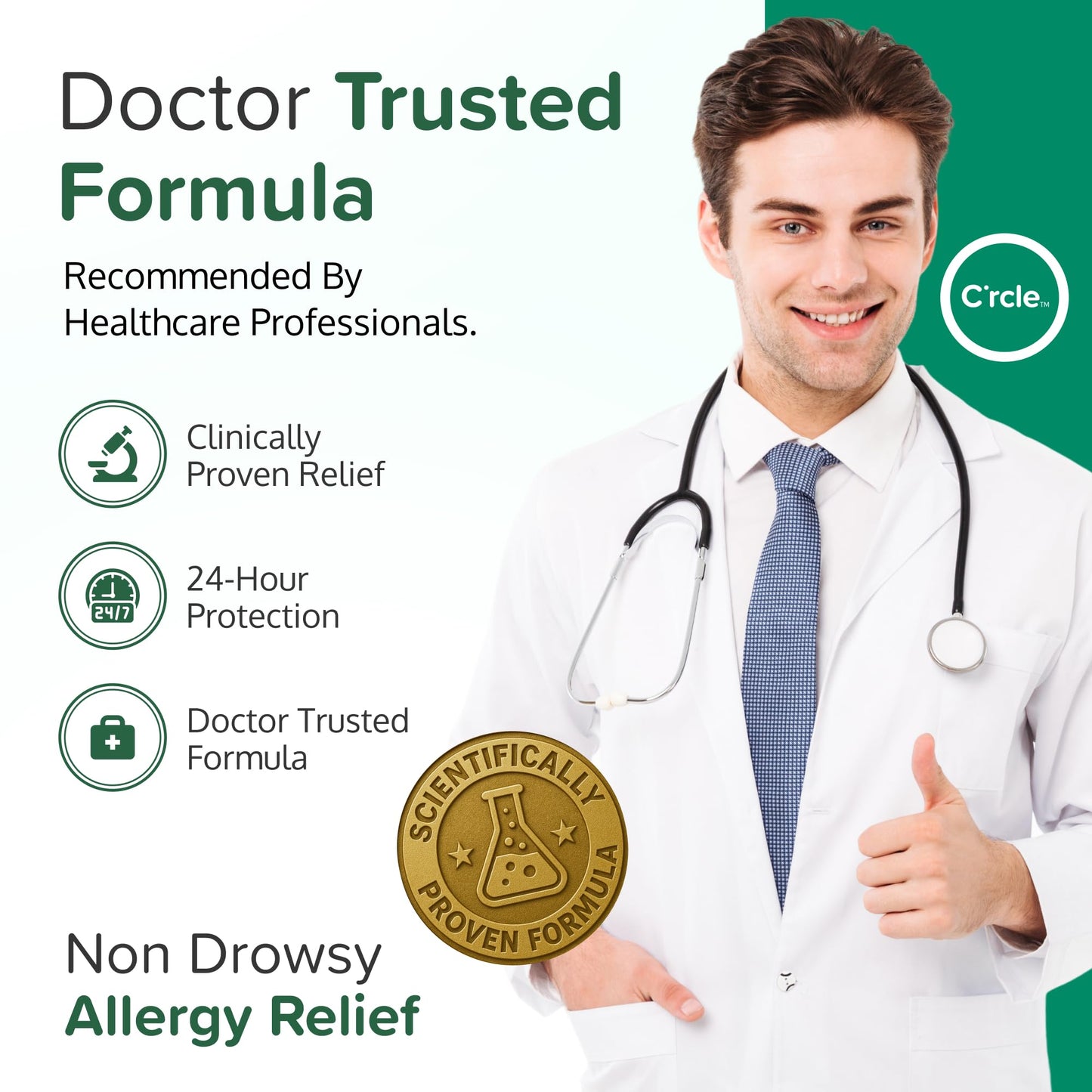 FlutiCare Fluticasone Nasal Spray – 24h Non-Drowsy Allergy Relief (120 Sprays)