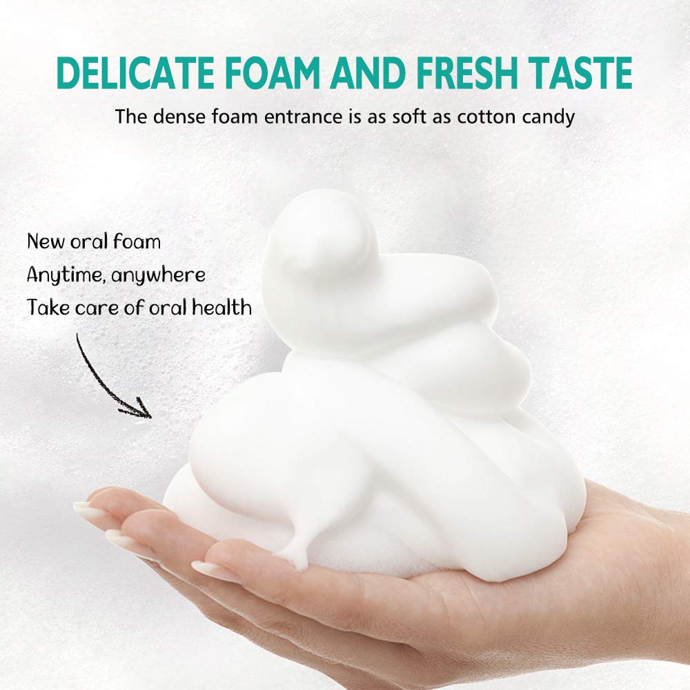 Foam Toothpaste with Fluoride - Ultra-Fine Mousse Whitening 60ML
