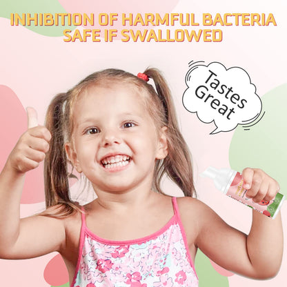 Kids Foam Toothpaste with Low Fluoride for U-Shape Electric Toothbrush (3+)