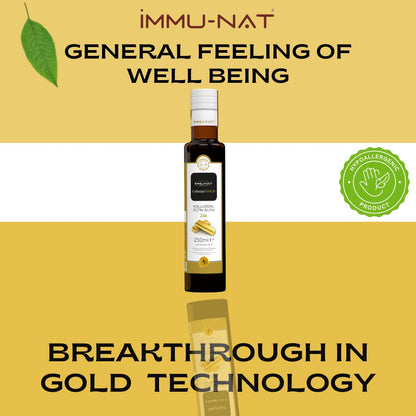 Immu-nat Colloidal Gold Water 24K 20ppm (8.5oz) – Focus, Calm & Sleep Support