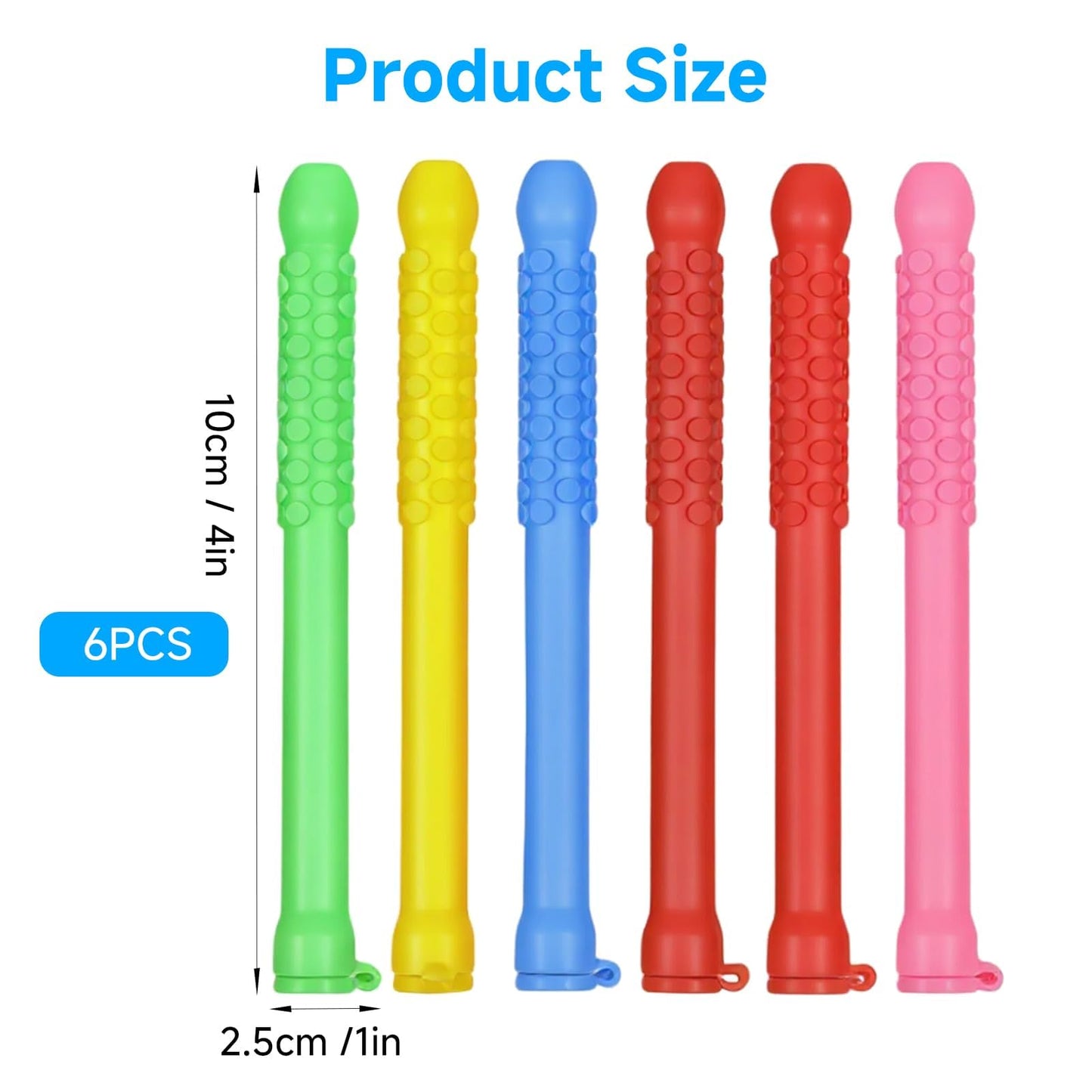 6-Pack Chewable Breather Sticks - Pure Lock Flavor - Portable Fresh Breath