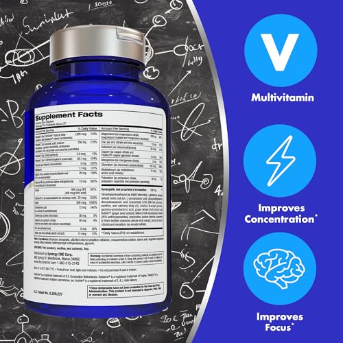 Focus Factor Brain Nutrition – Improve Memory & Concentration (150 Count, 1 Pack)