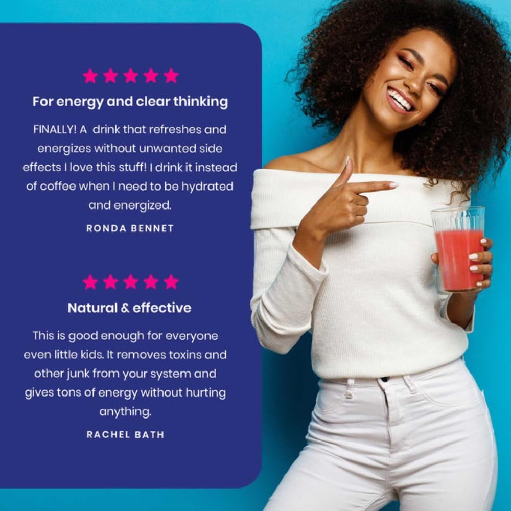 FocusUP Think Drink – Natural Energy & Focus Supplement Powder with Acetyl L-Carnitine, Rhodiola, DMAE & Huperzine-A | Brain Support, Mental Clarity & Smooth Energy | 12 Sugar-Free Stick Packs