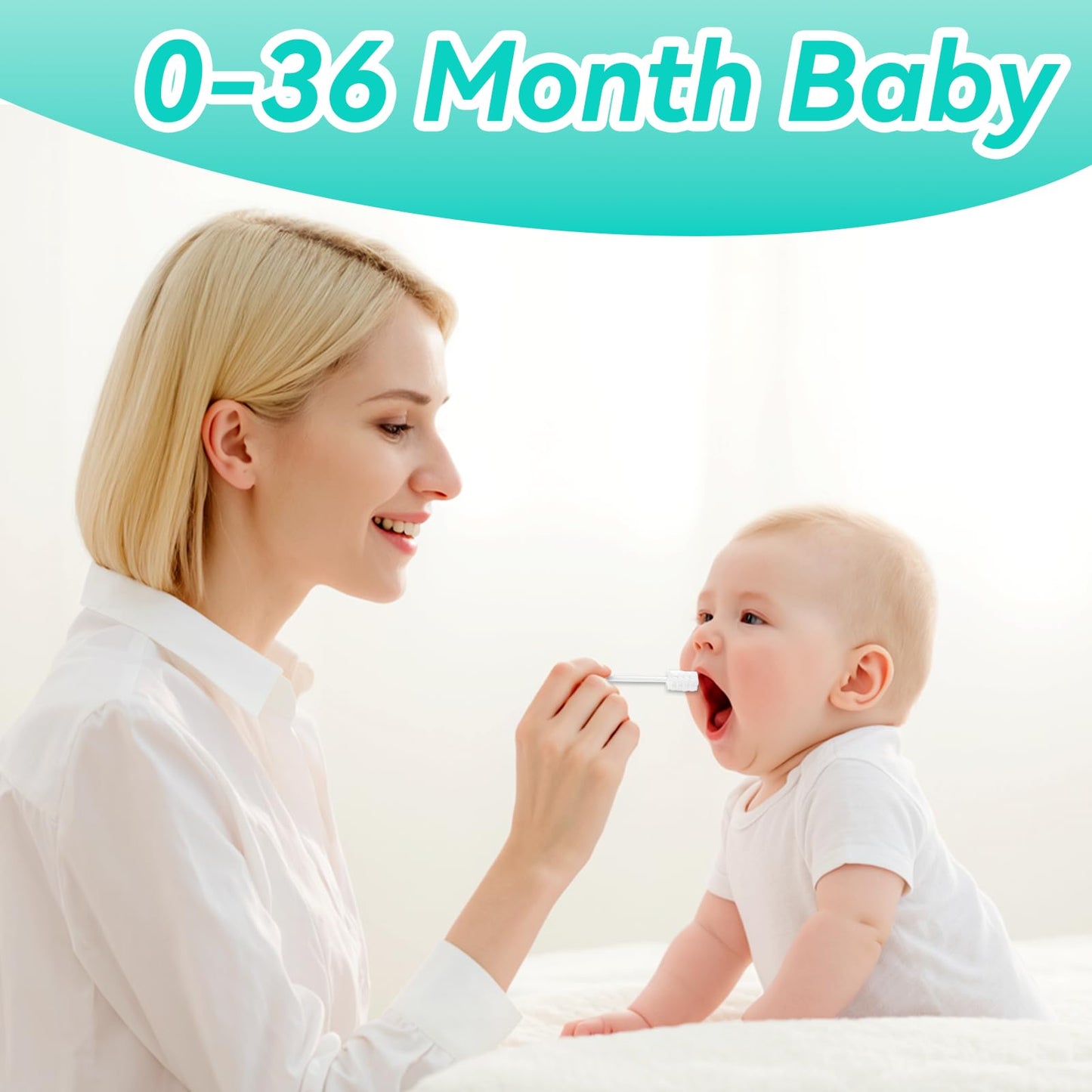 Foily 30-Pack Baby Tongue Cleaners – Gauze for Newborn Oral Care (0-24 Months)
