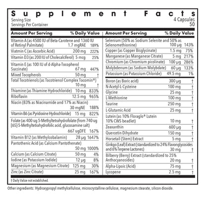 Allergy Research Group OcuDyne II - 200 Capsules | Eye Health Support