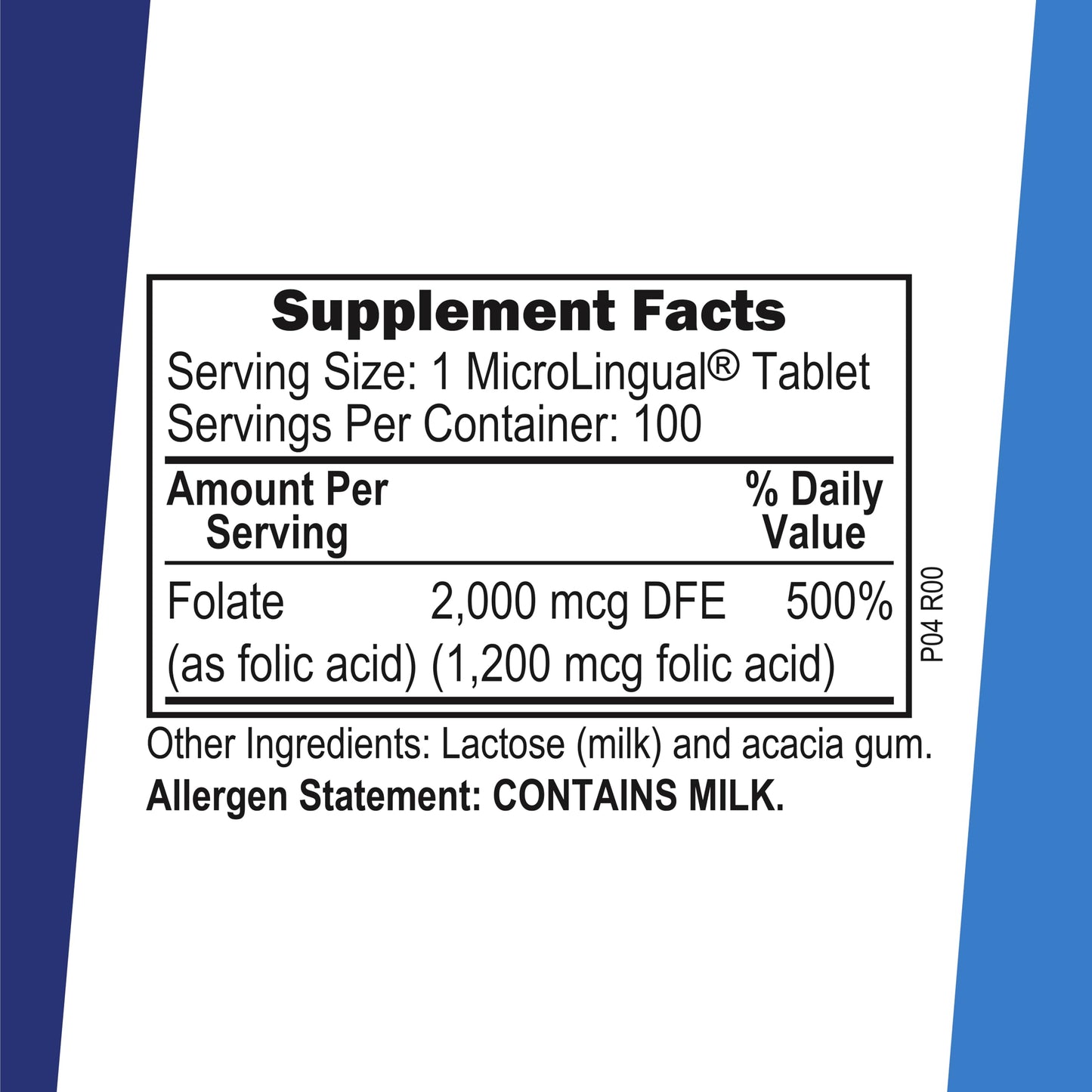 Superior Source Folic Acid 1200 mcg | Sublingual Tablets | Heart & Immune Support