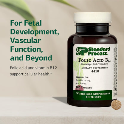 Standard Process Inc. Folic Acid B12-180 Tablets – Buy Online