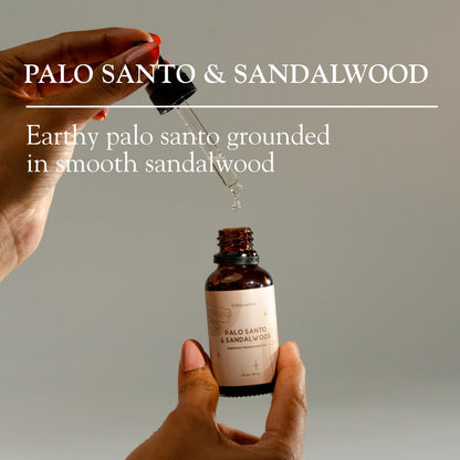 Folkulture Essential Oil Blends – 30ml (Pack of 1) | Sandalwood & Palo Santo Diffuser Oils for Home Fragrance & Relaxation