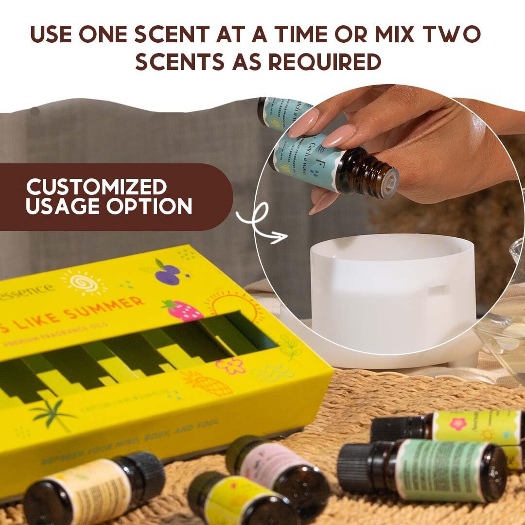 Folkulture Essential Oils Set of 6 for Home | Relaxation & Meditation