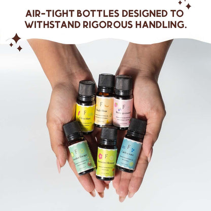 Folkulture Essential Oils Set of 6 for Home | Relaxation & Meditation