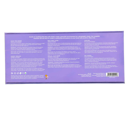 Folkulture Sleep Essential Oils Set – 6 Christmas Diffuser Oils (Lavender, Rosemary & Peppermint)