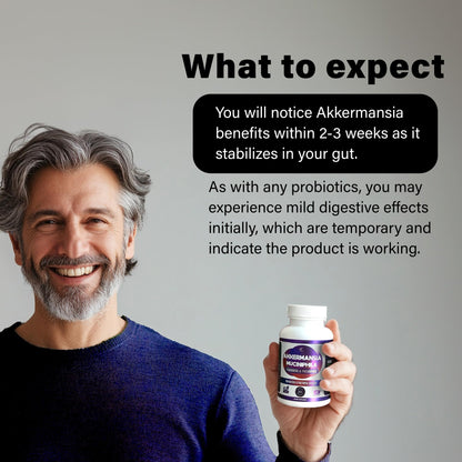 FOLONA Akkermansia GLP-1 Probiotic with Berberine & Beta-Glucan – Delayed-Release, 60 Capsules