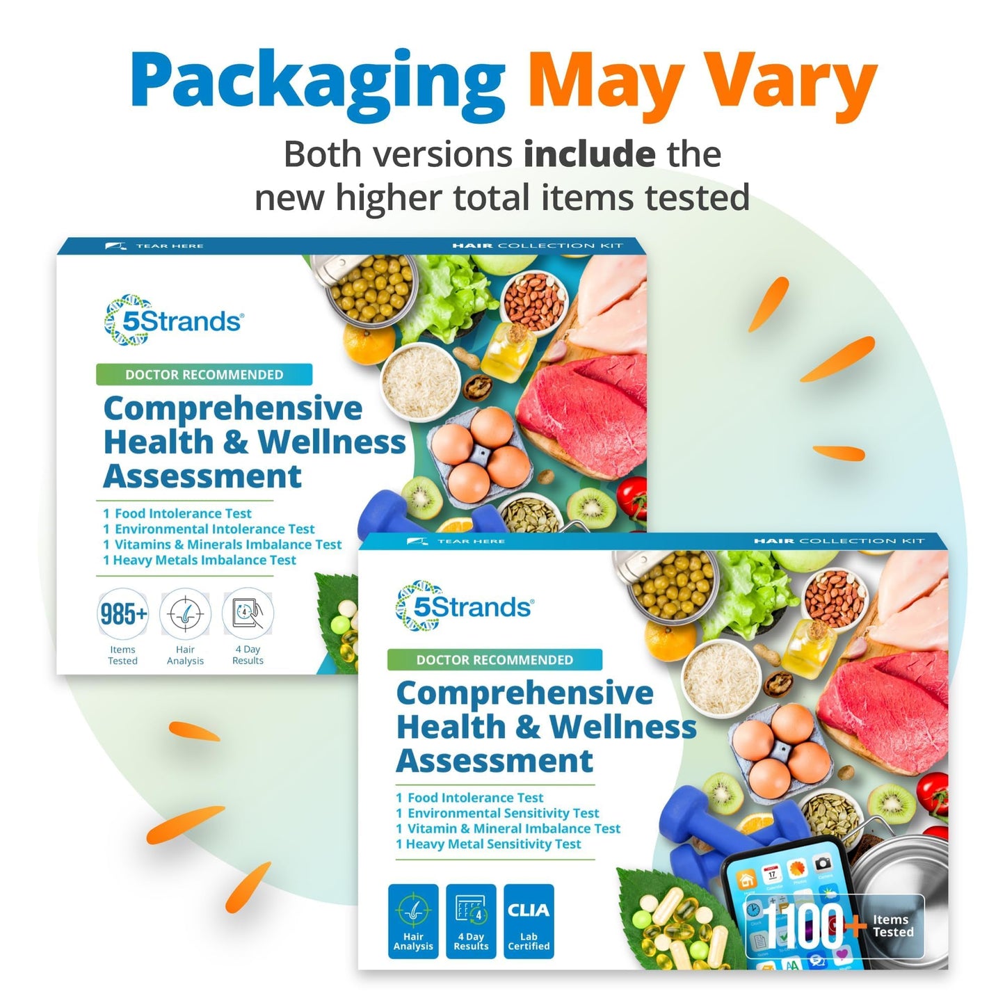 5Strands Food Intolerance & Sensitivity Test — 1119 Items, 4 Days